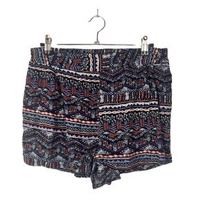Boutique Fun & Flirt Blue & Red‎ Printed Soft Shorts S